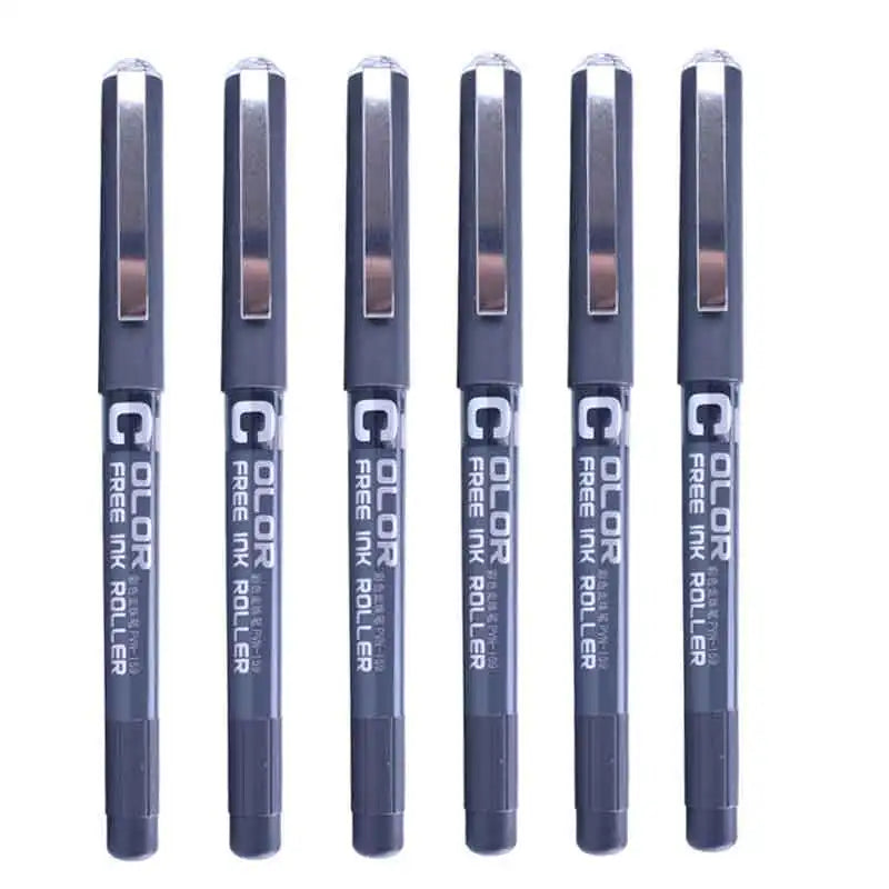 Smooth 0.5mm Gel Pens for School and Office – Set of 6