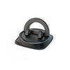 A black 360° rotatable car phone mount with a nano-gel base.