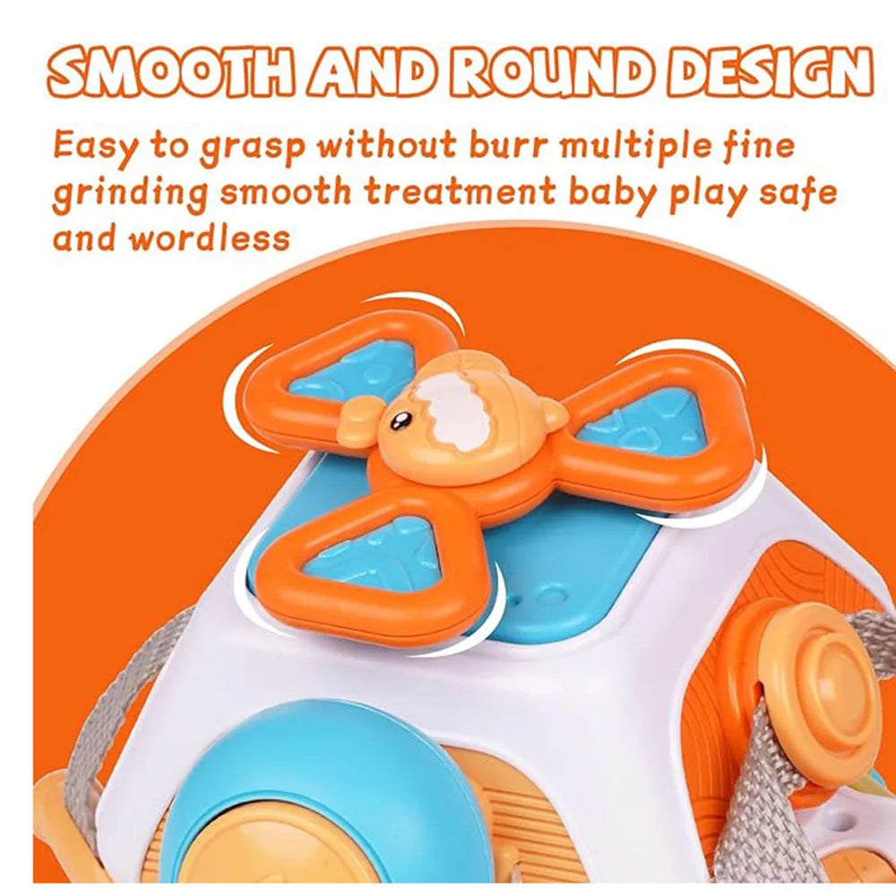Montessori Busy Cube - Sensory Activity Toy for Toddlers