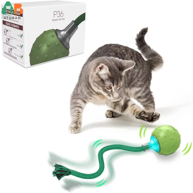 Motion-Activated Interactive Cat Toy Ball