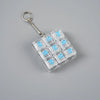 LED Light-Up Keyboard Keychain Fidget Toy