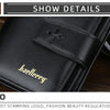 Vintage PU Leather Zipper Wallet for Men