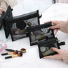 Breathable Mesh Makeup Bag Organizer - Multi-Purpose Travel Toiletry Pouch