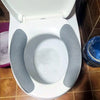 Plush Non-Slip Toilet Seat Cover Set – Washable & Eco-Friendly