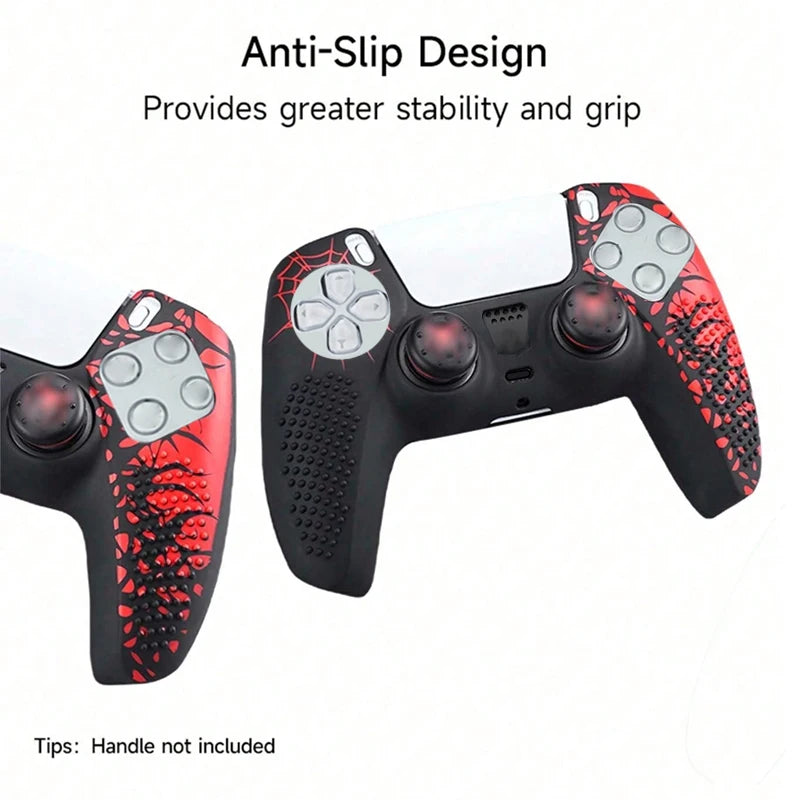 Coque en silicone antidérapante pour manette PS5