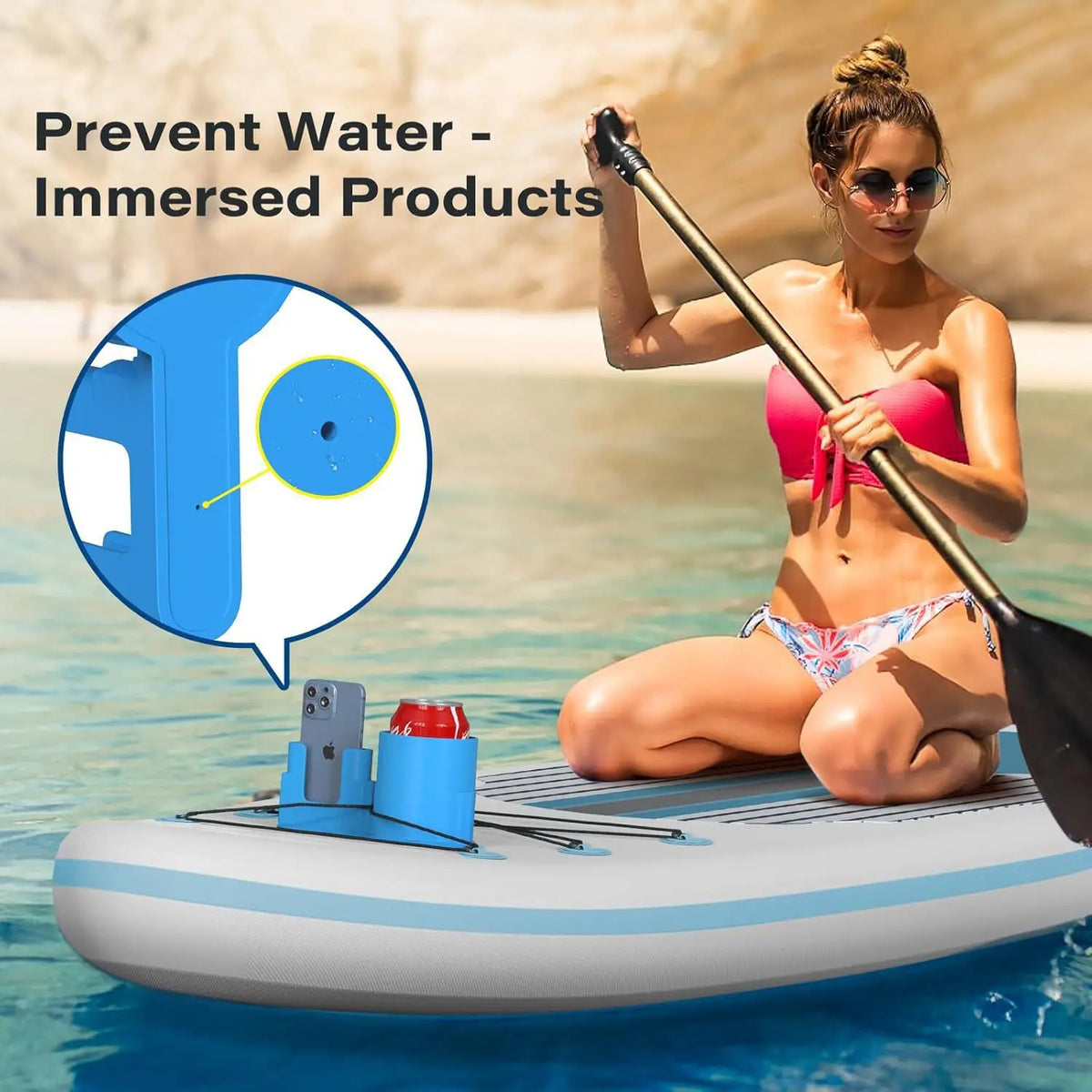 Kayak Drink & Phone Holder with Secure Mount