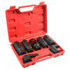 7-Piece Oxygen Sensor Socket Set with 1/2" & 3/8" Drive Options