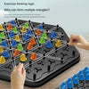 Triangle Chain Rubber Band Chess Puzzle