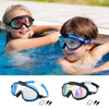 Kids Anti-Fog Swim Goggles with Nose Clip & Earplugs