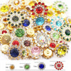 Gold Claw Sunflower Rhinestones for Sew-On Crafts