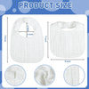 100% Cotton Muslin Baby Bibs with Adjustable Snaps – Multi-Use Drool & Burp Cloths (10/20/30 Pack)