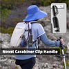 Auto Reverse-Folding Umbrella with Reflective Stripe & Carabiner Handle