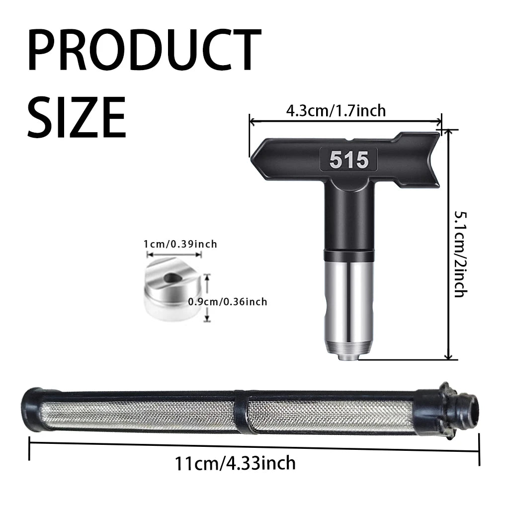 20-Piece Spray Nozzle and Filter Set for Paint Spray Guns