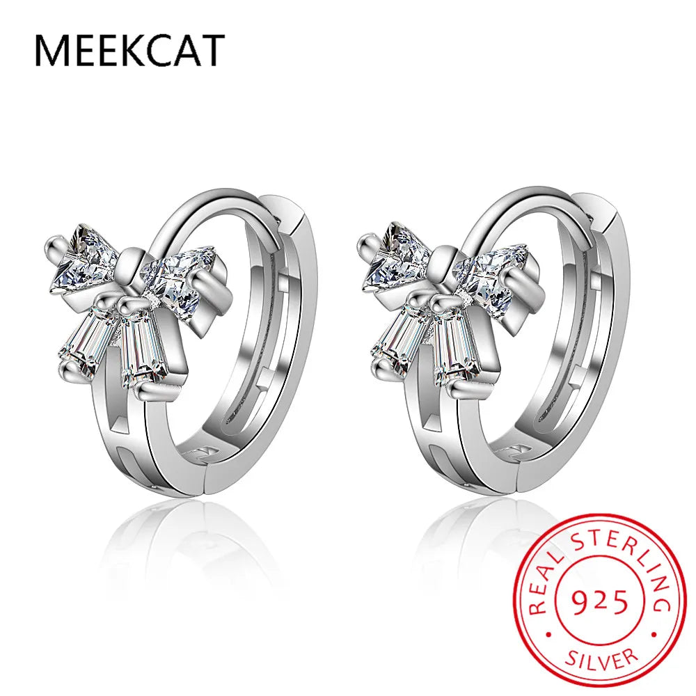 Dainty Zircon CZ Huggie Hoop Earrings