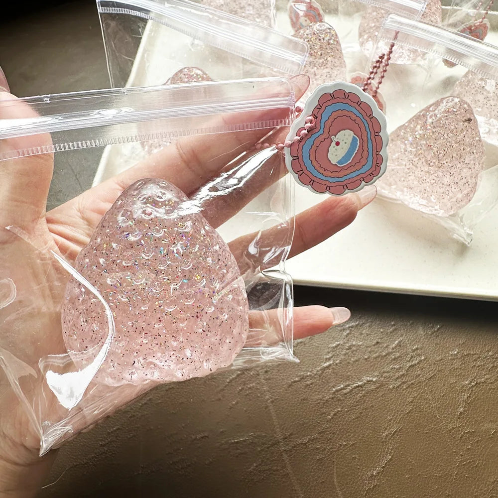 Juguete Anti-Estrés Squishy de Fresa Suave