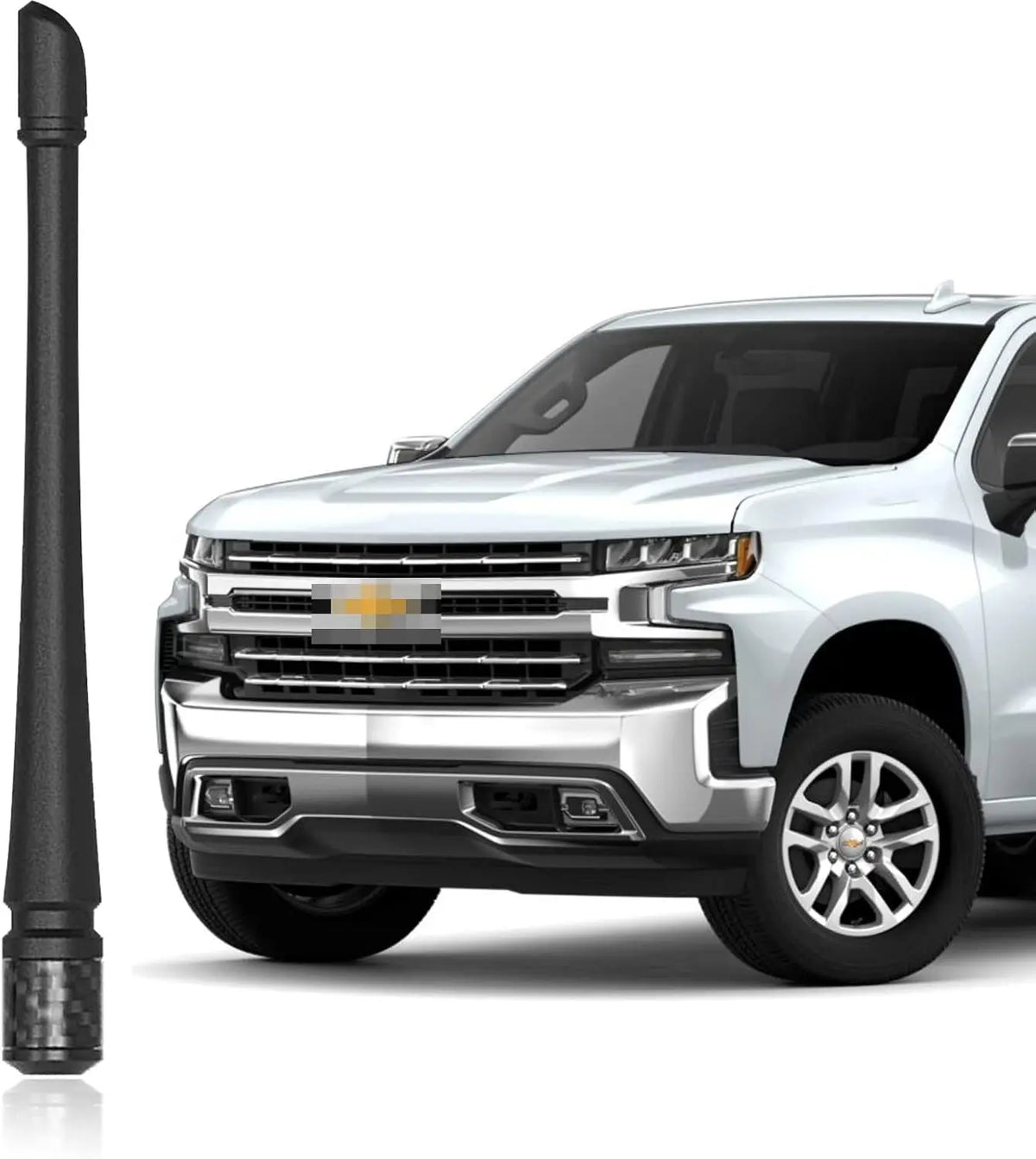 7-Inch Rubber Truck Antenna for Chevrolet Silverado & GMC Sierra