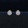 Boucles d'oreilles en zircon cubique géométriques