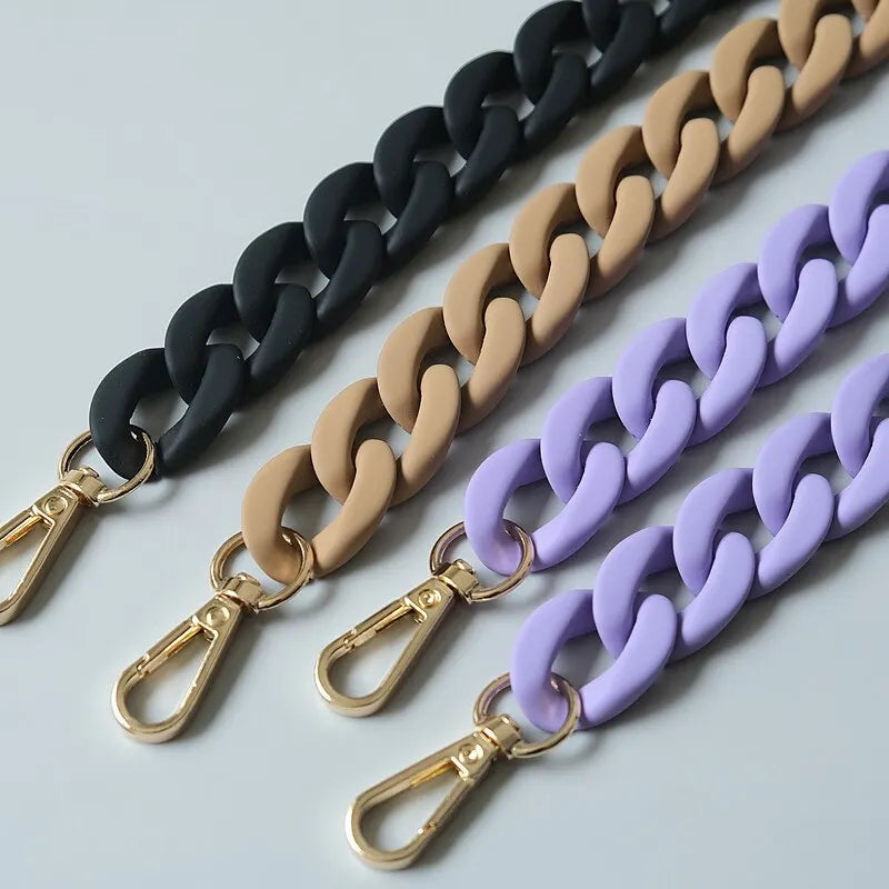 Fashionable Wide Chain Bag Strap