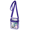 Clear Crossbody Bag – Stadium Approved Transparent PVC Purse
