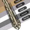 Carbide Four-Blade Serrated Drill Bit Set 6-10mm for Tile, Ceramic, and Stone