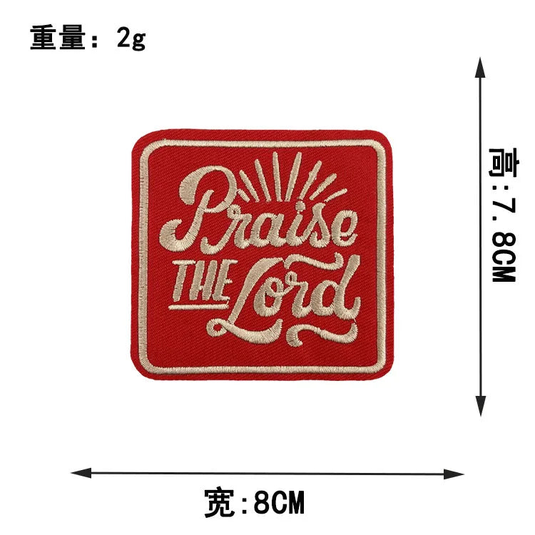 Embroidered Iron-On Patches for Clothing & Accessories