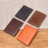Vintage Slim Leather Card Holder Wallet for Men