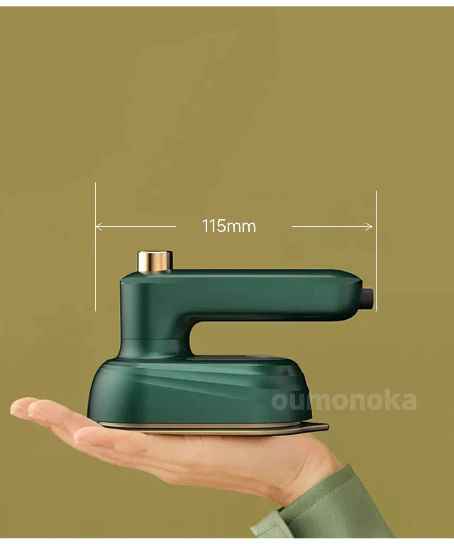 Portable Steam Iron with 180° Rotating Head for Clothes & Travel