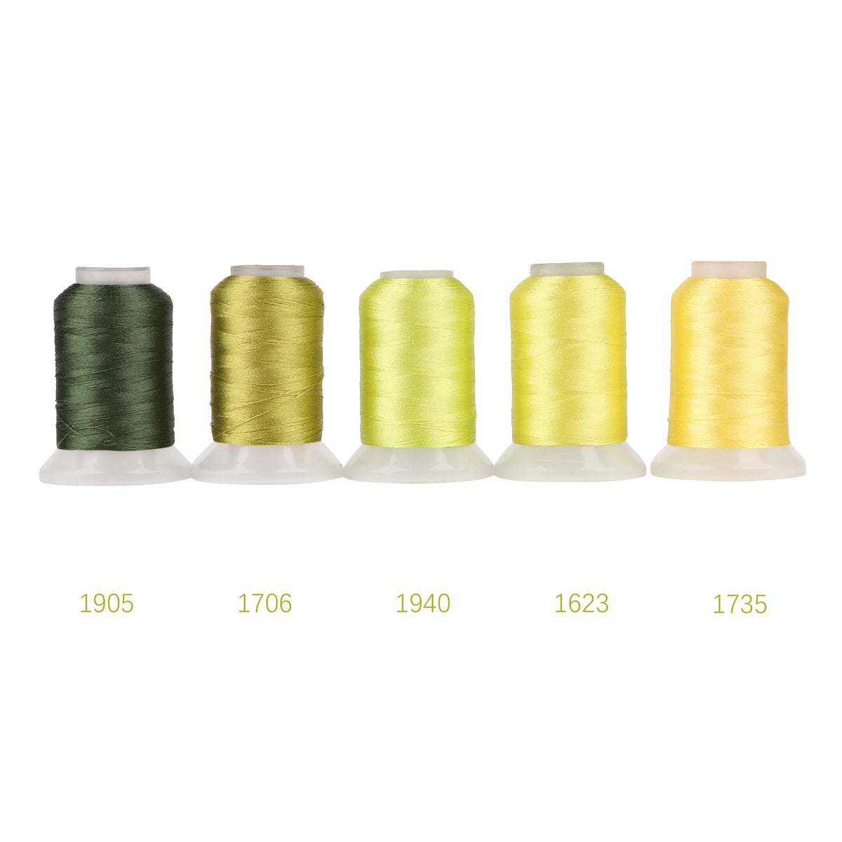 80-Color Polyester Embroidery Thread Collection – 500m Spools