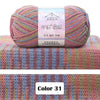 Combed Cotton Blend Gradient Yarn – 4-Ply, 50g Balls