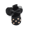 Classic Bow Baby Girl First Walker Shoes with Anti-Slip Sole