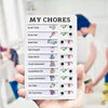 Reusable Kids Chore Chart with Daily Task Checklist