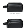 Vintage Leather Men's Clutch Bag with Detachable Waist Strap