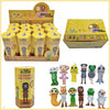 A collection of 12 decorative mini figures in various colors and styles packaged in a box.