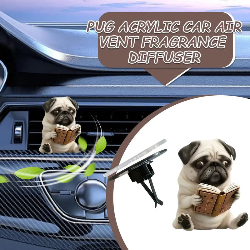 Pug Car Vent Air Freshener