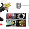 7-Way Round Pin Trailer Circuit Tester for Semi-Trucks
