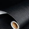 Roll of black marble effect self-adhesive PVC film for countertops and cabinets