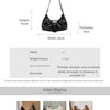 Y2K Retro Pleated Hobo Shoulder Bag
