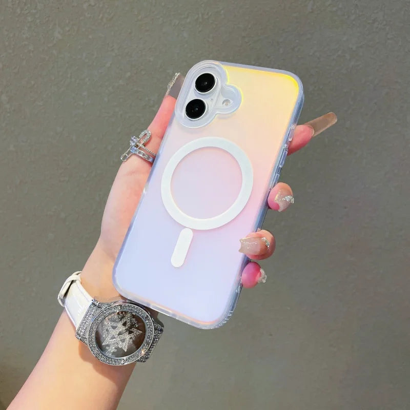 Funda Mate con Cambio de Color Gradiente para iPhone 17 Pro Max