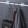 Self-Adhesive Curtain Rod Holders - No-Drilling Clamp Hooks
