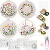 Embroidery Stitch Practice Kit with 30 Stitches for Beginners