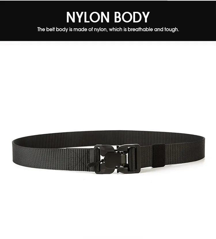 Quick Release Magnetic Buckle Tactical Belt