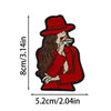 Embroidered Iron-On Patch – Stylish Black Queen Design