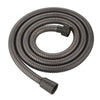 Black flexible hose and shower head for an 8-mode high-pressure rainfall shower.