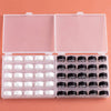 Pre-filled Sewing Bobbins Set with Storage Case