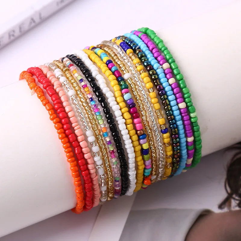 Bohemian Beaded Bracelet Set