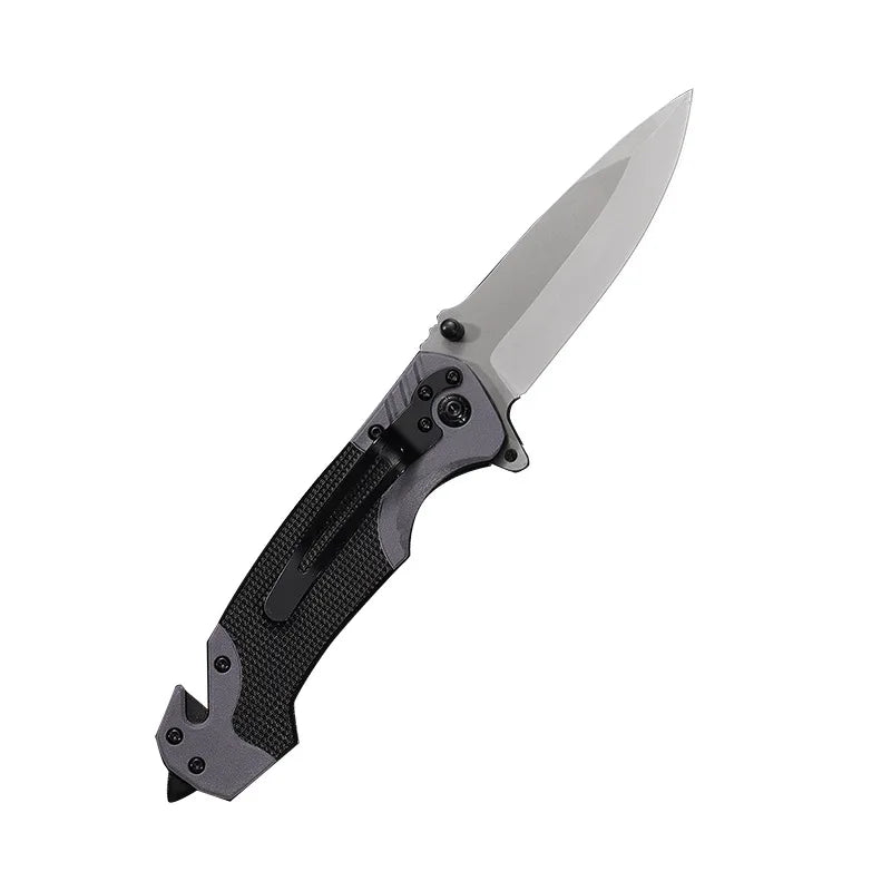 Stainless Steel Folding Pocket Knife for Outdoor Adventures