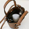 Vintage Plaid Crossbody Bag with Detachable Strap