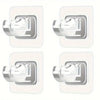 Self-Adhesive Adjustable Curtain Rod Brackets