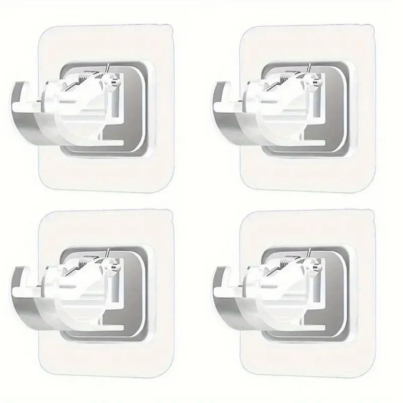 Self-Adhesive Adjustable Curtain Rod Brackets