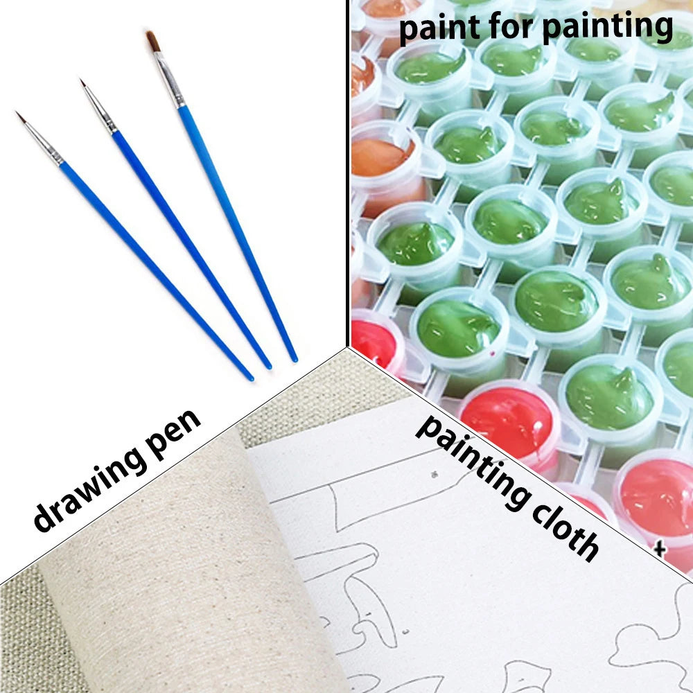 Adult Paint by Numbers Kit – African Women Portrait on Canvas